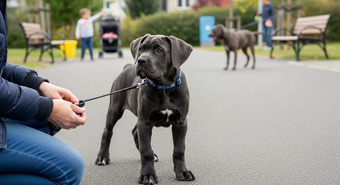 Early Socialization Signs to Look For in a Cane Corso Puppy