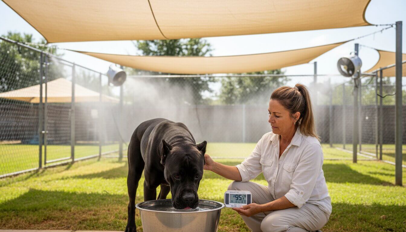 Texas Climate Impact on Cane Corso Breeding Heat Management Guide